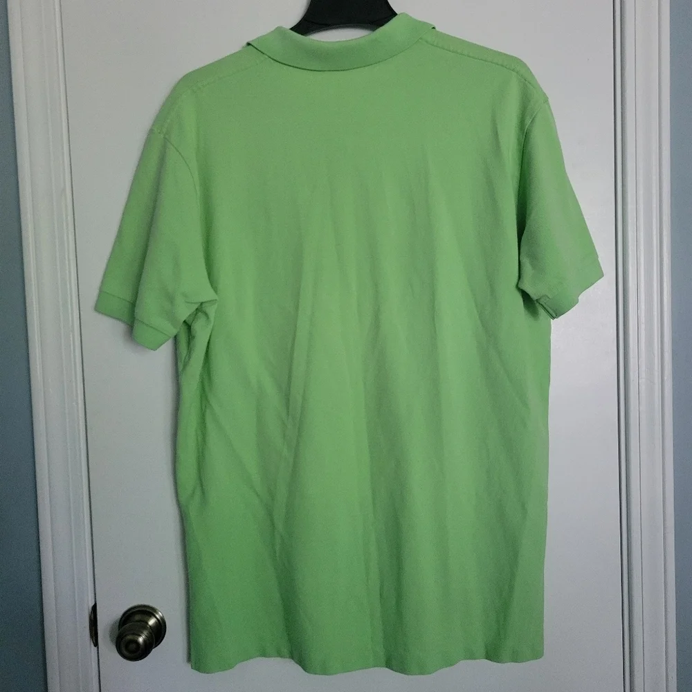 Ralph Lauren Polo Green Short Sleeve Purple Pony Men's XL